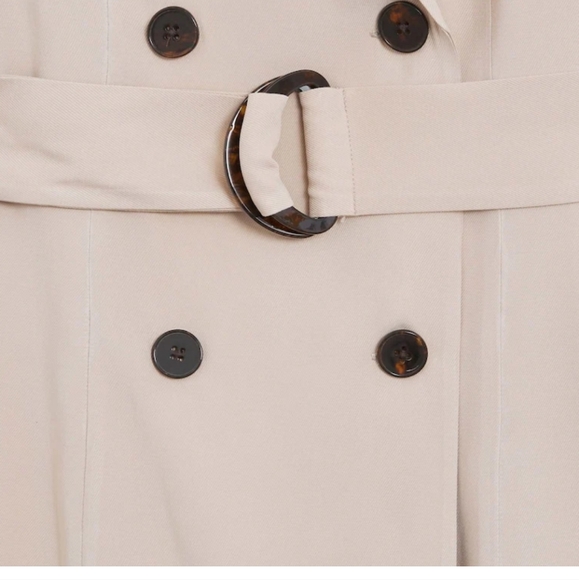 NWT MANGO Buttoned wrap dress - Picture 4 of 6